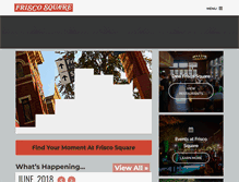 Tablet Screenshot of friscosquare.com